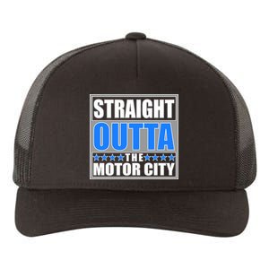 Straight Outta The Motor City Detroit, Michigan Yupoong Adult 5-Panel Trucker Hat