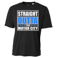 Straight Outta The Motor City Detroit, Michigan Cooling Performance Crew T-Shirt