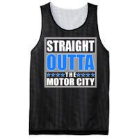 Straight Outta The Motor City Detroit, Michigan Mesh Reversible Basketball Jersey Tank