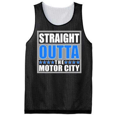 Straight Outta The Motor City Detroit, Michigan Mesh Reversible Basketball Jersey Tank