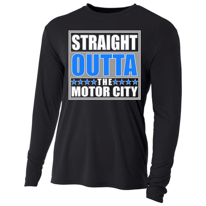 Straight Outta The Motor City Detroit, Michigan Cooling Performance Long Sleeve Crew