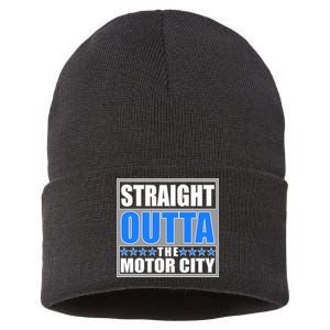 Straight Outta The Motor City Detroit, Michigan Sustainable Knit Beanie