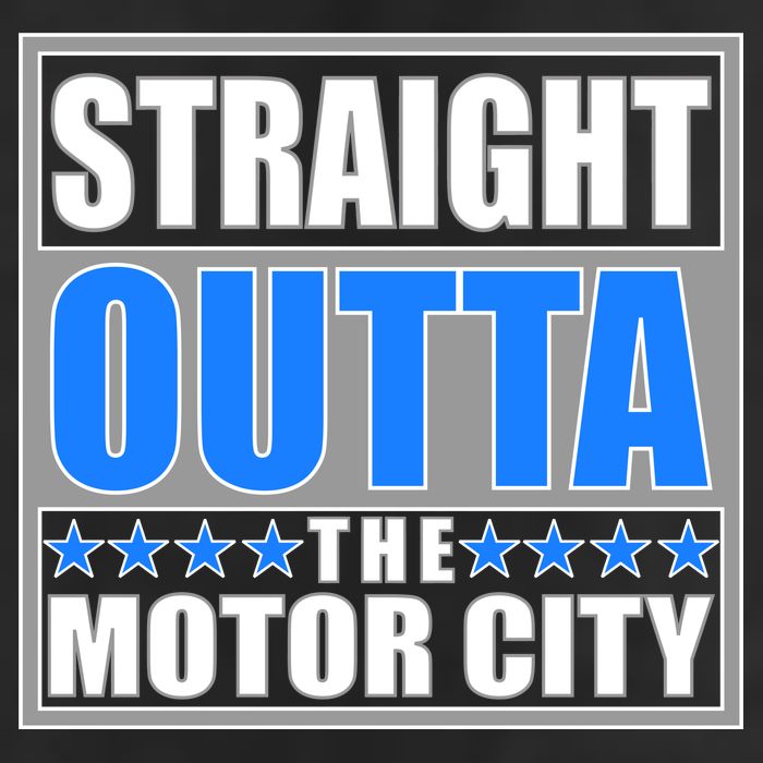 Straight Outta The Motor City Detroit, Michigan Trucker Hat