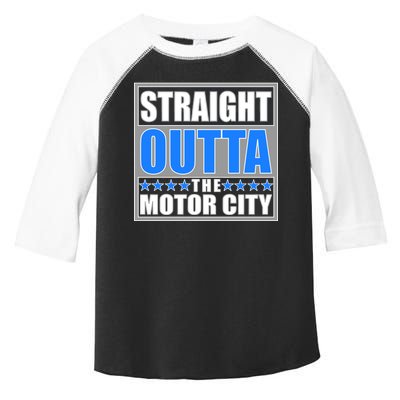 Straight Outta The Motor City Detroit, Michigan Toddler Fine Jersey T-Shirt