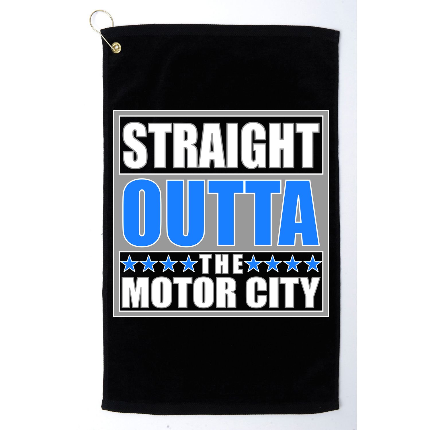 Straight Outta The Motor City Detroit, Michigan Golf Towel