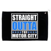 Straight Outta The Motor City Detroit, Michigan Grommeted Golf Towel