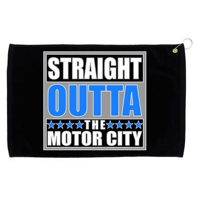 Straight Outta The Motor City Detroit, Michigan Grommeted Golf Towel