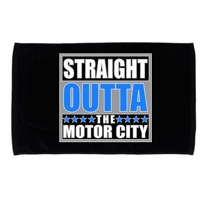 Straight Outta The Motor City Detroit, Michigan Microfiber Hand Towel