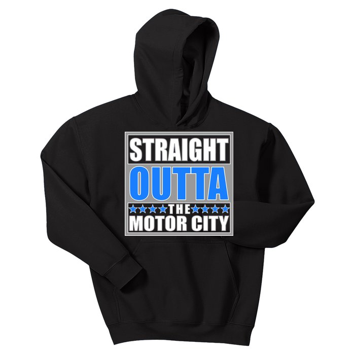 Straight Outta The Motor City Detroit, Michigan Kids Hoodie