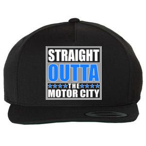 Straight Outta The Motor City Detroit, Michigan Wool Snapback Cap