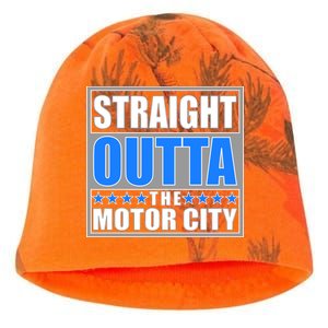 Straight Outta The Motor City Detroit, Michigan Kati - Camo Knit Beanie