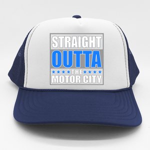 Straight Outta The Motor City Detroit, Michigan Trucker Hat