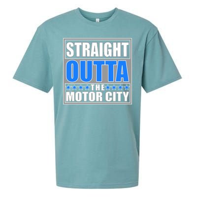 Straight Outta The Motor City Detroit, Michigan Sueded Cloud Jersey T-Shirt