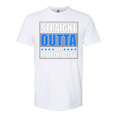 Straight Outta The Motor City Detroit, Michigan Softstyle CVC T-Shirt