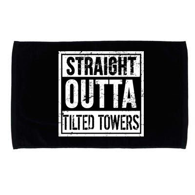 Straight Outta Tilted Towers Microfiber Hand Towel