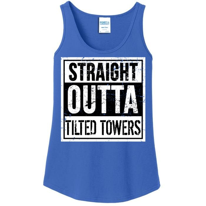 Straight Outta Tilted Towers Ladies Essential Tank