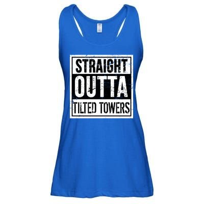 Straight Outta Tilted Towers Ladies Essential Flowy Tank