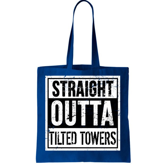 Straight Outta Tilted Towers Tote Bag