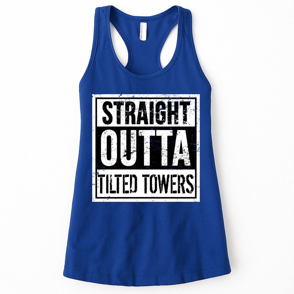 Straight Outta Tilted Towers Womens Tank Top