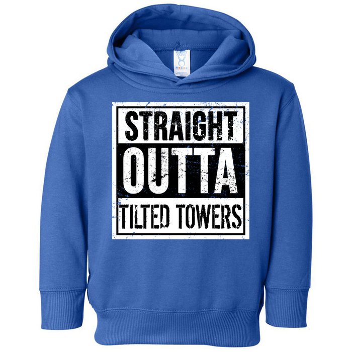 Straight Outta Tilted Towers Toddler Hoodie