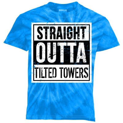 Straight Outta Tilted Towers Kids Tie-Dye T-Shirt