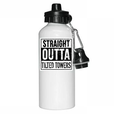 Straight Outta Tilted Towers Aluminum Water Bottle