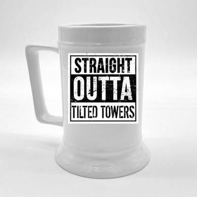 Straight Outta Tilted Towers Beer Stein