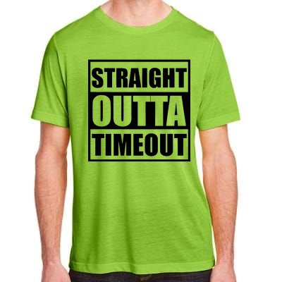 Straight Outta Timeout Adult ChromaSoft Performance T-Shirt