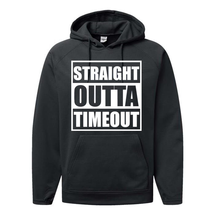 Straight Outta Timeout Performance Fleece Hoodie