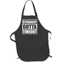 Straight Outta Timeout Full-Length Apron With Pockets