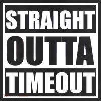 Straight Outta Timeout 11oz C Handle Ceramic Mug