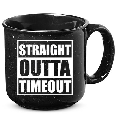 Straight Outta Timeout 15oz Campfire Ceramic Mug