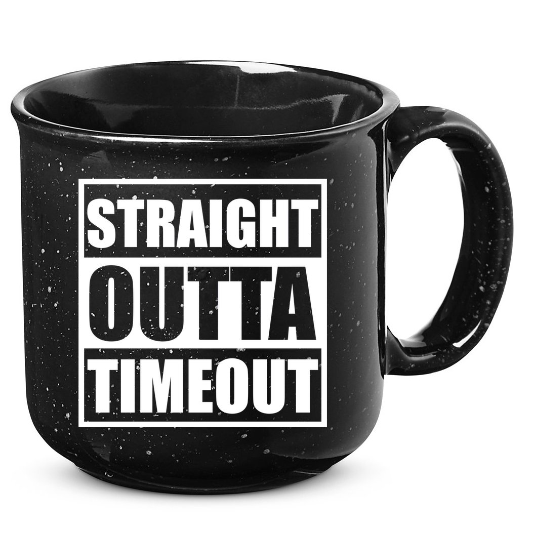 Straight Outta Timeout 15oz Campfire Ceramic Mug