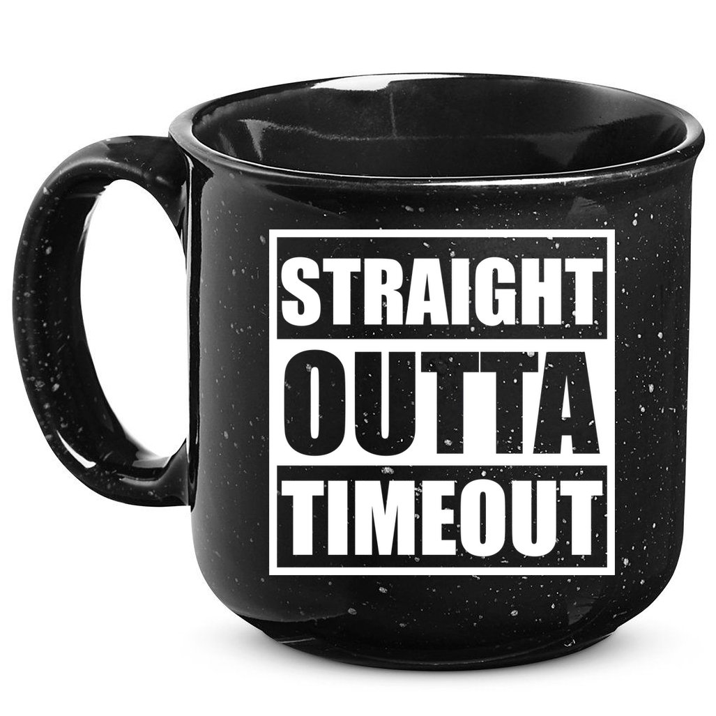 Straight Outta Timeout 15oz Campfire Ceramic Mug