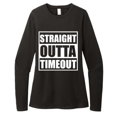 Straight Outta Timeout Womens CVC Long Sleeve Shirt