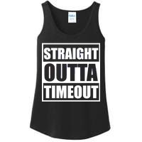 Straight Outta Timeout Ladies Essential Tank