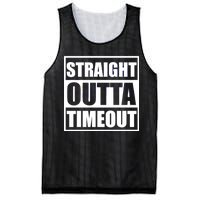 Straight Outta Timeout Mesh Reversible Basketball Jersey Tank