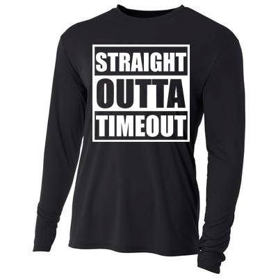 Straight Outta Timeout Cooling Performance Long Sleeve Crew