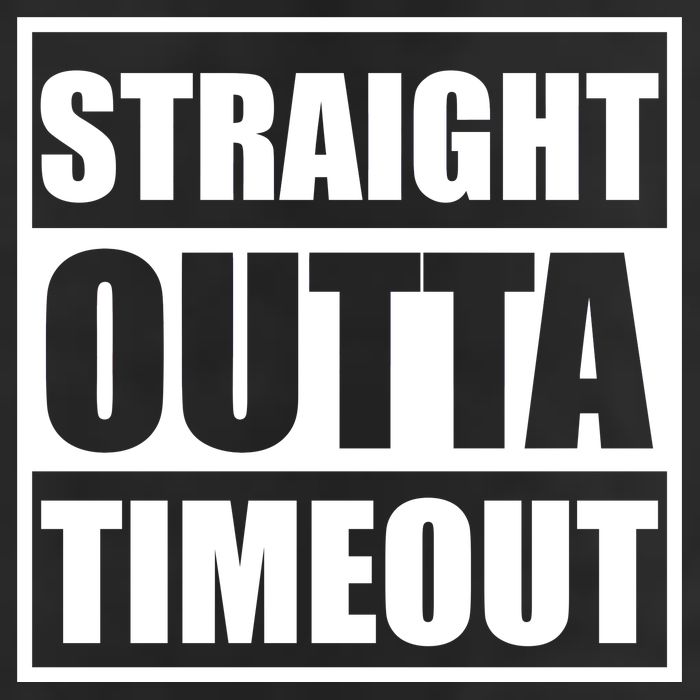 Straight Outta Timeout Golf Towel