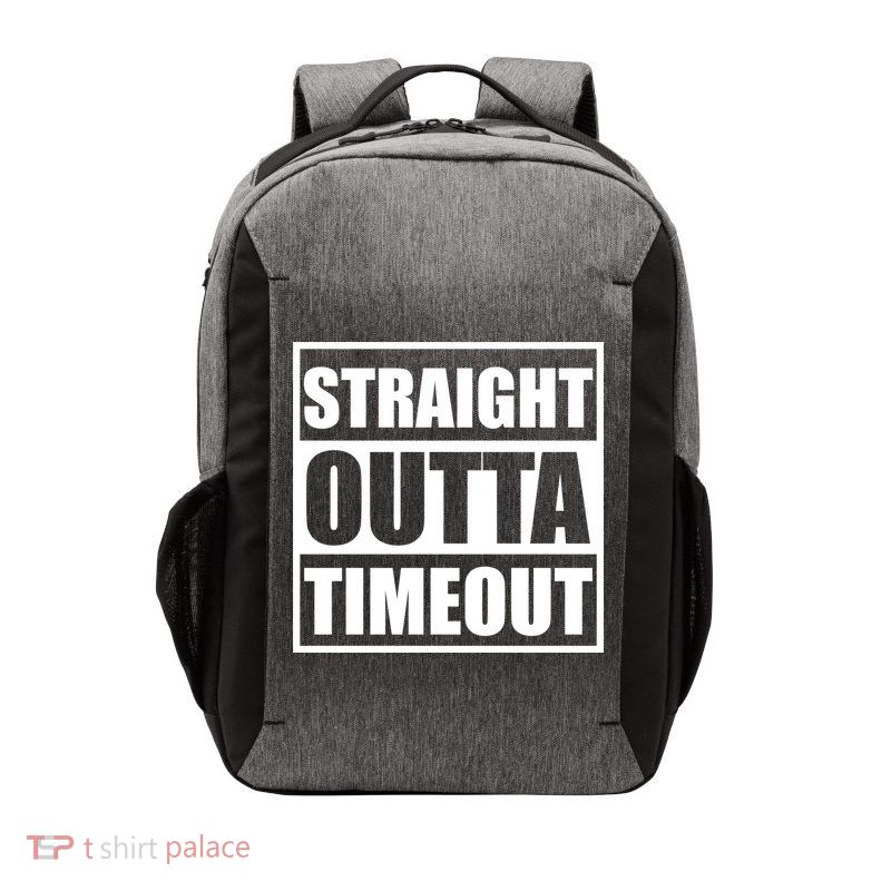 Straight Outta Timeout Vector Backpack