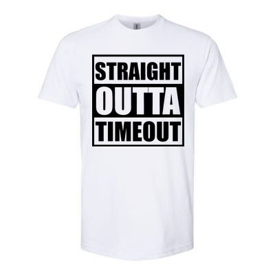 Straight Outta Timeout Softstyle CVC T-Shirt