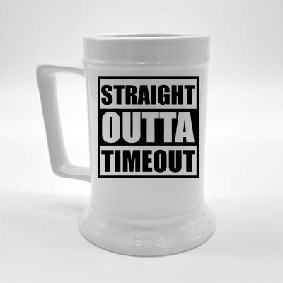 Straight Outta Timeout Beer Stein