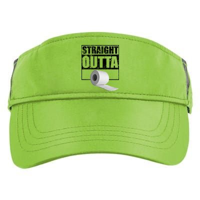 Straight Outta Toilet Paper Adult Drive Performance Visor