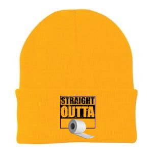 Straight Outta Toilet Paper Knit Cap Winter Beanie