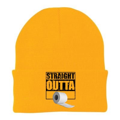 Straight Outta Toilet Paper Knit Cap Winter Beanie