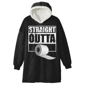 Straight Outta Toilet Paper Hooded Wearable Blanket