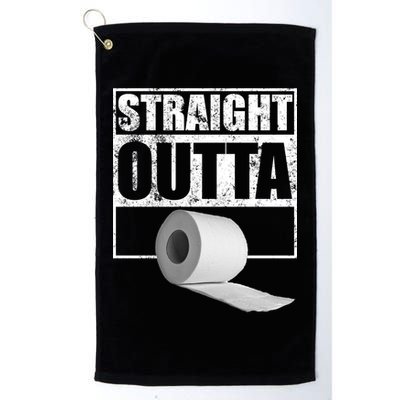 Straight Outta Toilet Paper Golf Towel