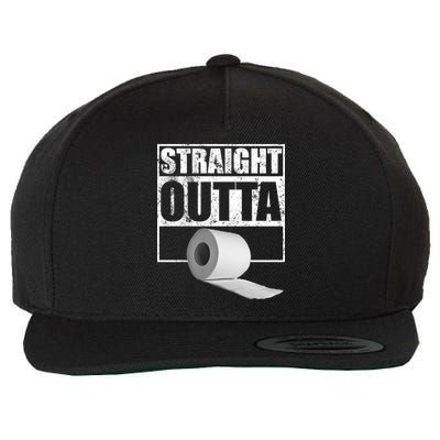Straight Outta Toilet Paper Wool Snapback Cap