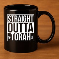 Straight Outta Torah 11oz C Handle Ceramic Mug