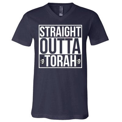 Straight Outta Torah V-Neck T-Shirt